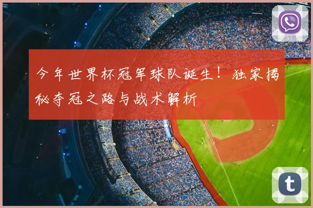 今年世界杯冠军球队诞生！独家揭秘夺冠之路与战术解析